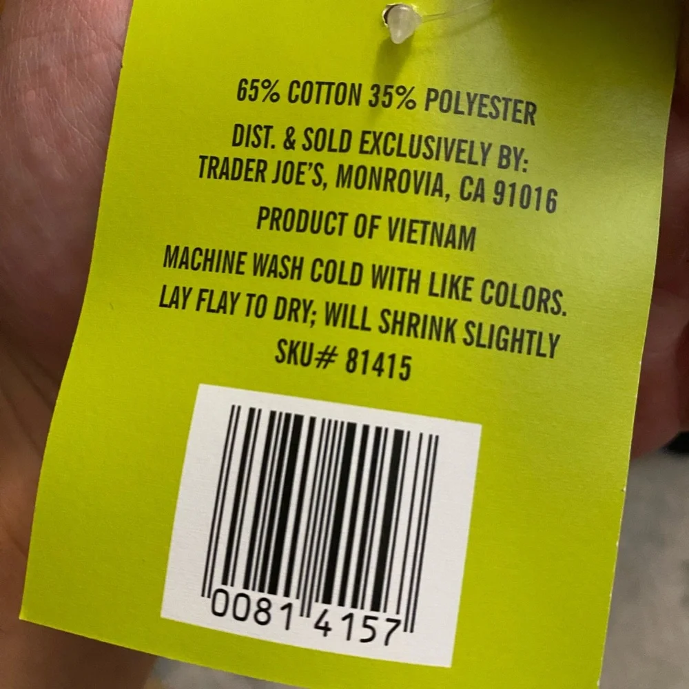 Trader Joe's Black and Purple Garment Bag